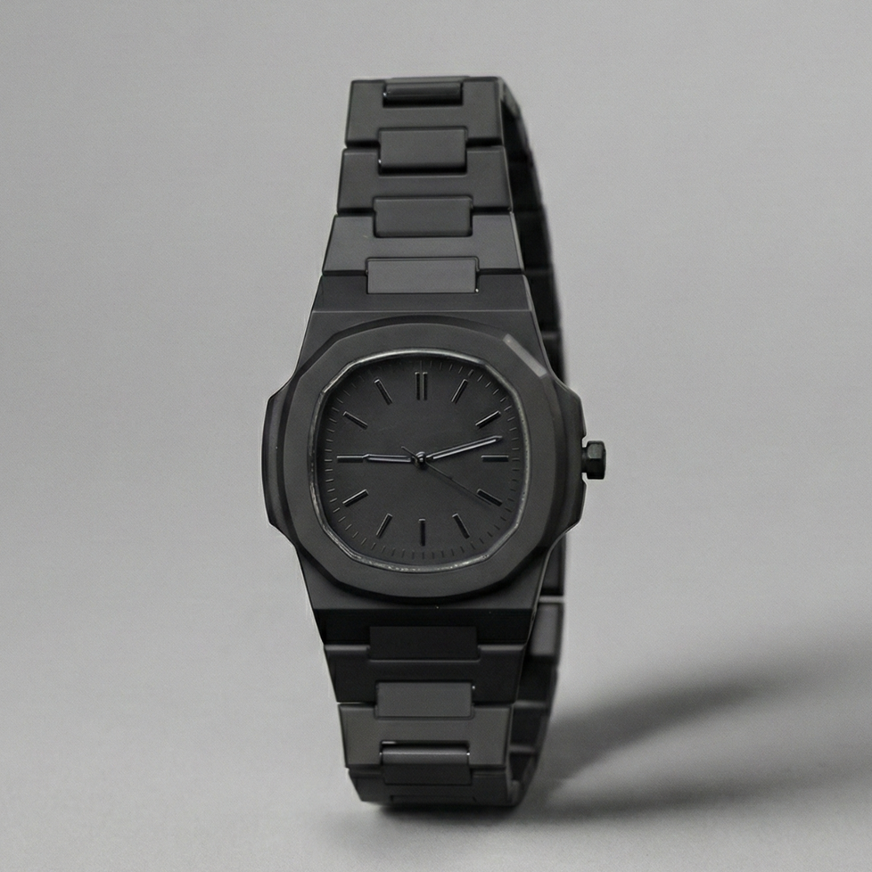 Relógio Nautilus Black Masculino Milano Minimal