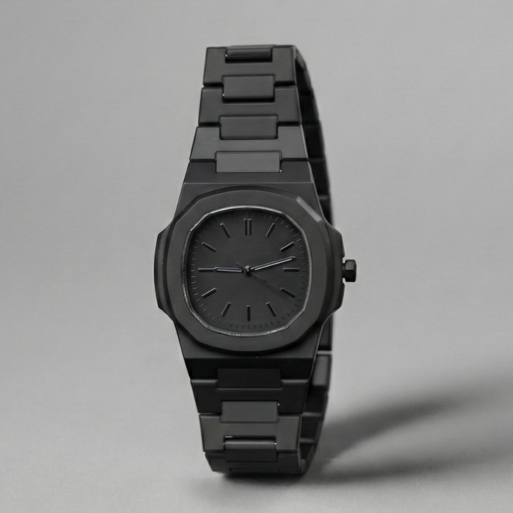 Relógio Nautilus Black Masculino Milano Minimal