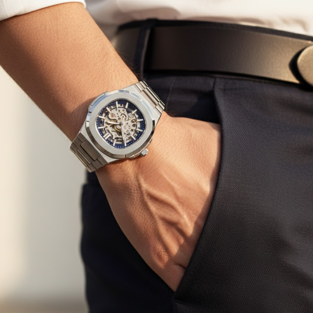 Relógio Masculino Milano Royal Em Aço