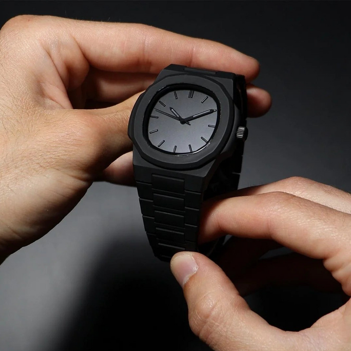 Relógio Nautilus Black Masculino Milano Minimal