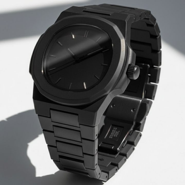 Relógio Nautilus Black Masculino Milano Minimal