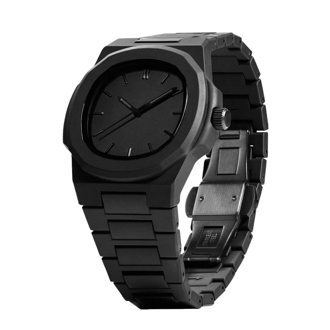 Relógio Nautilus Black Masculino Milano Minimal
