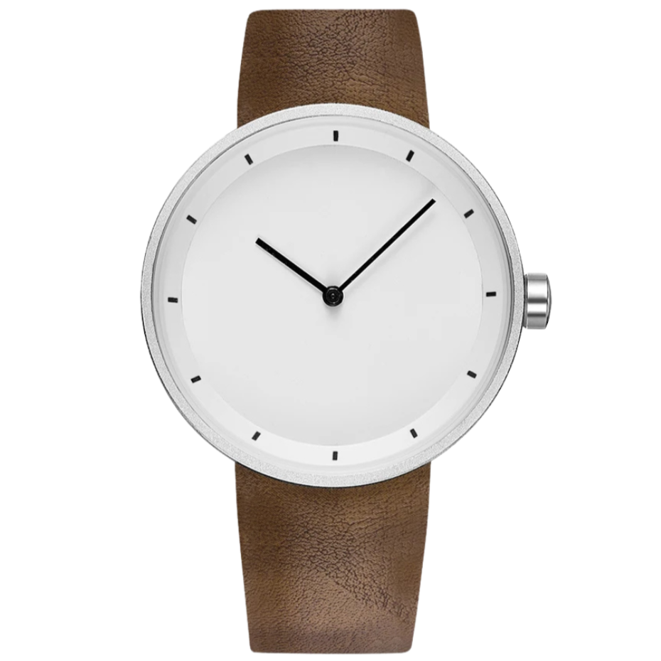 RELÒGIO MINIMALISTA MILANO CLASSIC COM PULSEIRA DE COURO
