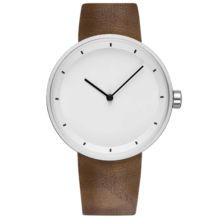 RELÒGIO MINIMALISTA MILANO CLASSIC COM PULSEIRA DE COURO
