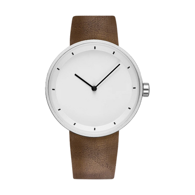 RELÒGIO MINIMALISTA MILANO CLASSIC COM PULSEIRA DE COURO
