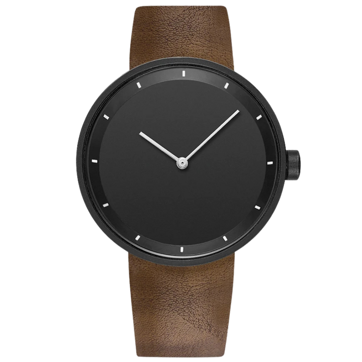 RELÒGIO MINIMALISTA MILANO CLASSIC COM PULSEIRA DE COURO