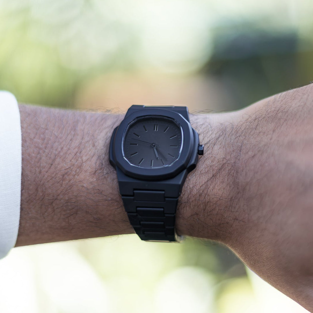 Relógio Nautilus Black Masculino Milano Minimal