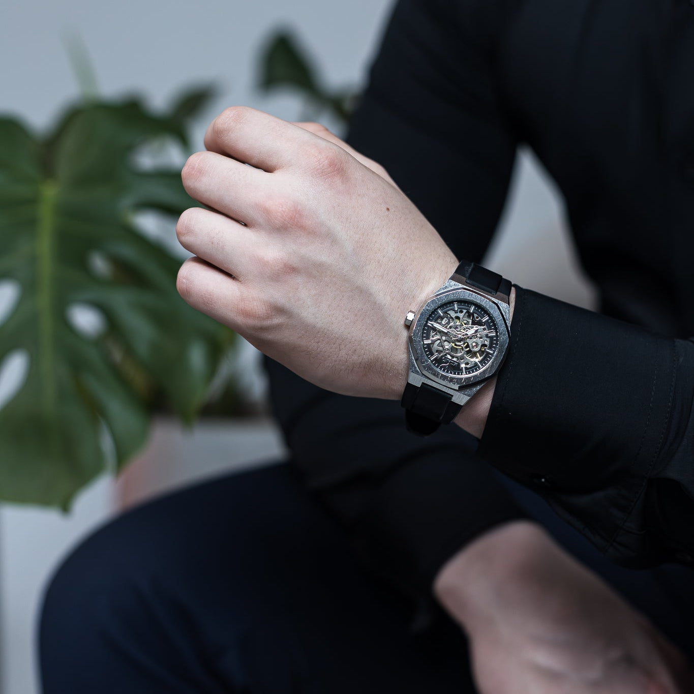 Relógio Milano Foscarini Skeleton Masculino