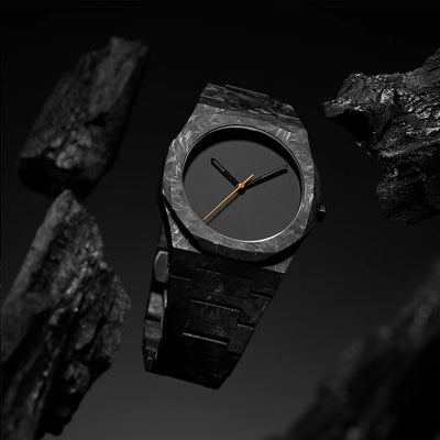 RELÓGIO MASCULINO MILANO NERO FORGED-CARBON