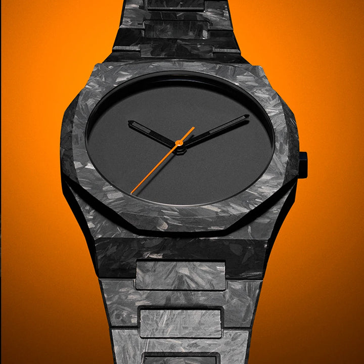 Relógio Masculino Milano Nero Forged Carbon