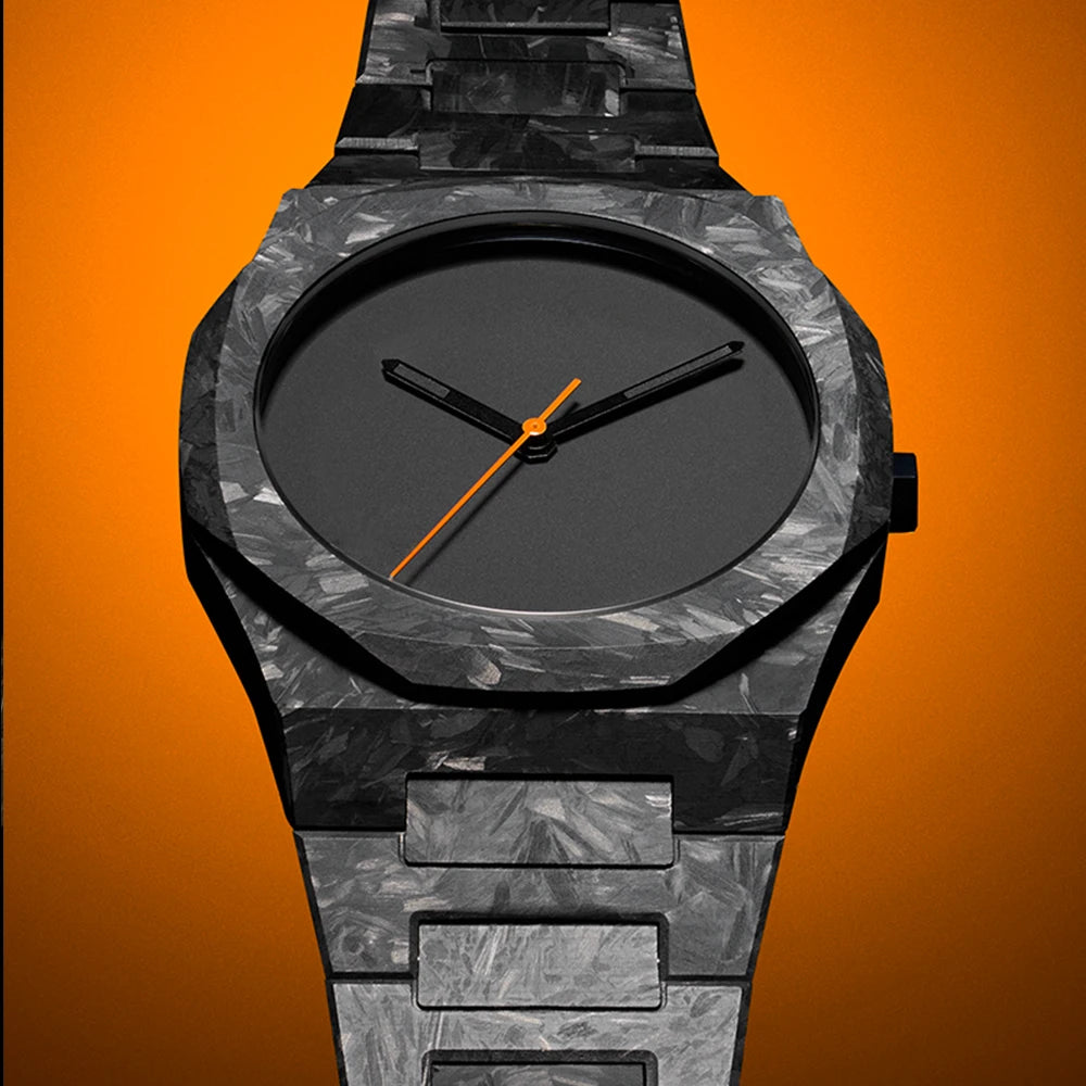 RELÓGIO MASCULINO MILANO NERO FORGED-CARBON